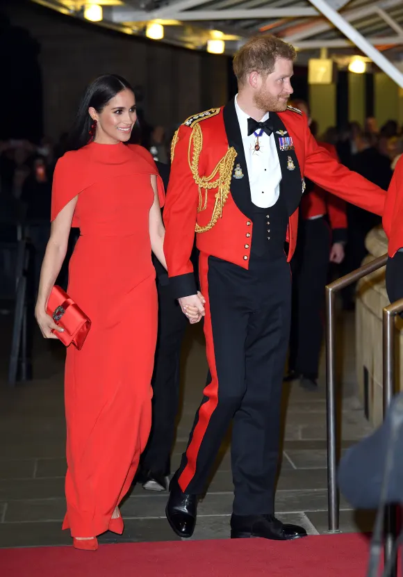 Duchess Meghan and Prince Harry at the Mountbatten Music Festival at the Royal Albert Hall 2020