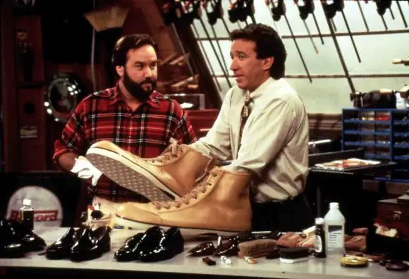 Tim Allen and Richard Karn in 'Home Improvement'