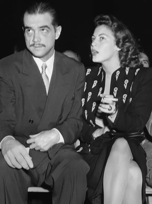 Howard Hughes and Ava Gardner