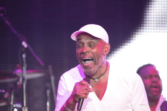 Maze Featuring Frankie Beverly perform at the 2015 Essence Music Festival on July 3rd 2015 in New O