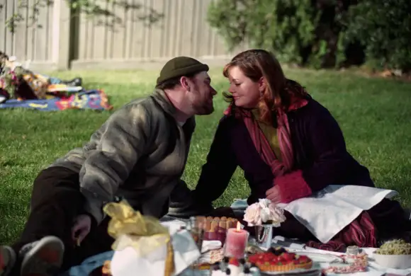 Melissa McCarthy and Jackson Douglas in 'Gilmore Girls'.