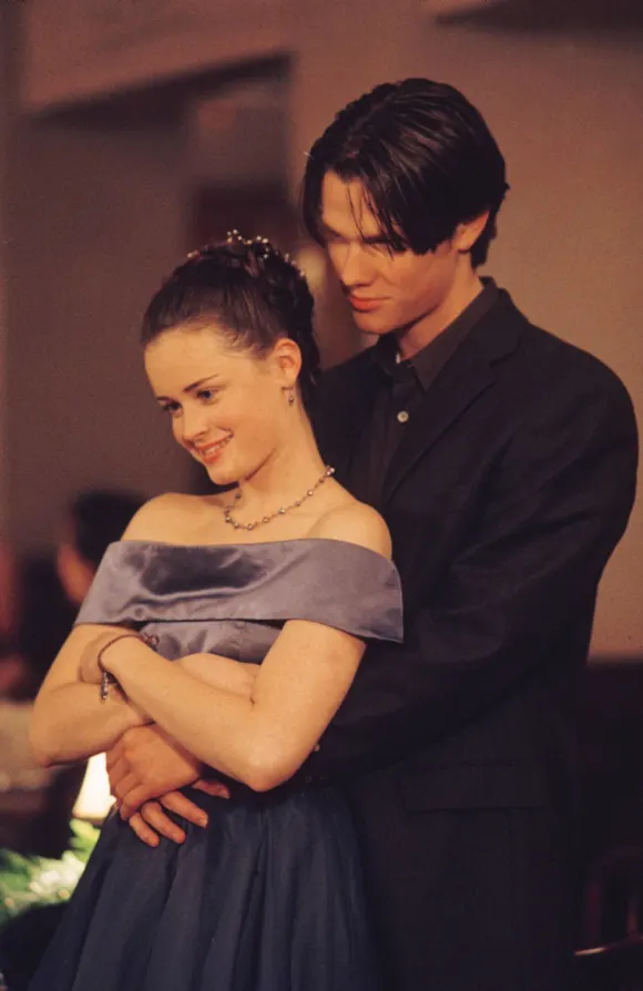 Alexis Bledel and Jared Padalecki in 'Gilmore Girls'.