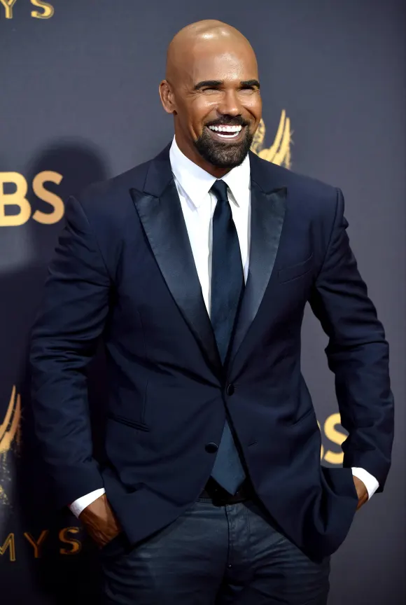 Actor Shemar Moore arrives for the 69th annual Primetime Emmy Awards at Microsoft Theater in Los Ang