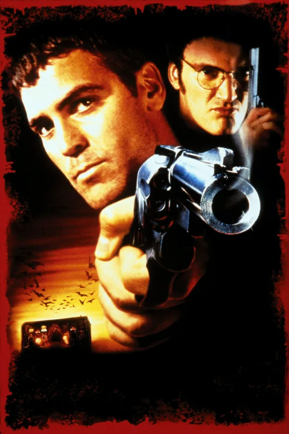 George Clooney &amp; Quentin Tarantino Personnages : Seth Gecko &amp; Richard Gecko Film : Du crépuscule à l'aube (USA 1996) Réalisateur :