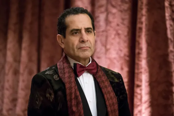 THE BLACKLIST, Tony Shaloub, Alistair Pitt , (Season 3, ep. 310, aired Jan. 14, 2016). ph: Virginia Sherwood / NBC / cou