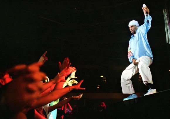 27/ Konzert: R. Robert Kelly, Sänger, voc, im Berliner Velodrom , Popsänger, Popstar, Songschreiber, Komponist, R&B, Sou