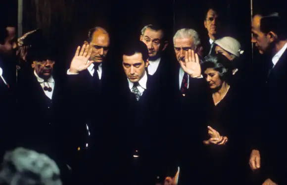 THE GODFATHER: PART II AL PACINO as Michael Corleone Date: 1974. Strictly editorial use only in conjunction with the pro