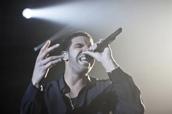 Drake The Canadian singer and musician Drake performs a live concert at Forum in Copenhagen. Denmark 13/04 2012. Copenha