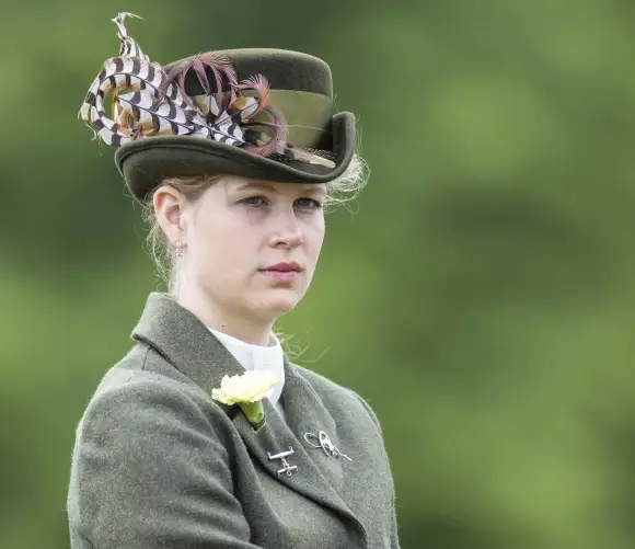 . 15/05/2022. Windsor , United Kingdom. Sophie, Countess of Wessex and Lady Louise Windsor take part in the carriage dri