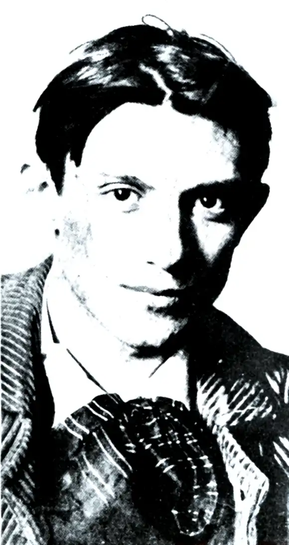 RECORD DATE NOT STATED Pablo Ruiz Picasso (1881-1973), Painter from Malaga, at the age of 33, press photography of 1914.