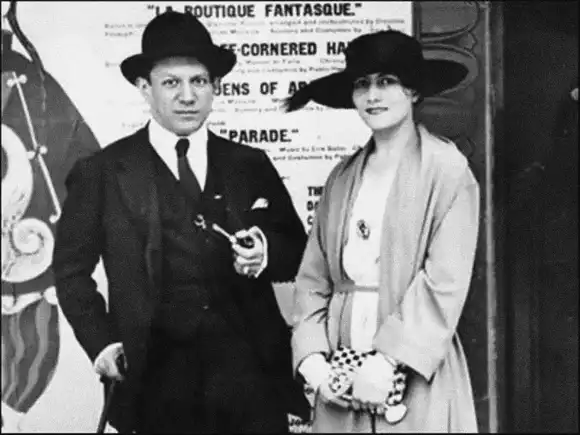 RECORD DATE NOT STATED Pablo Picasso and Olga Khokhlova, c. 1918. Copyright:x?xFinexArtxImages/HeritagexImagesx / IMAGO