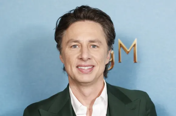 Zach Braff arrives on the red carpet at MGM s A Good Person New York Screening at Metrograph on Monday, March 20, 2023 i