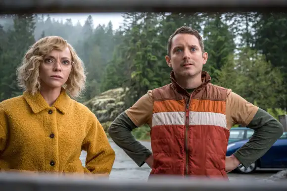 RECORD DATE NOT STATED YELLOWJACKETS, from left: Christina Ricci, Elijah Wood, (Season 2, premiered March 26, 2023). pho