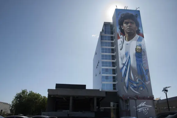 Giant murals to honor Maradona will be icons of Buenos Aires Buenos Aires, Argentina.- In the photos taken on October 28