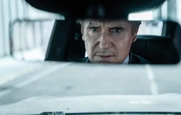 Liam Neeson USA. Liam Neeson in a scene from the (C)Lionsgate new film: Retribution (2023) Plot: A bank executive receiv