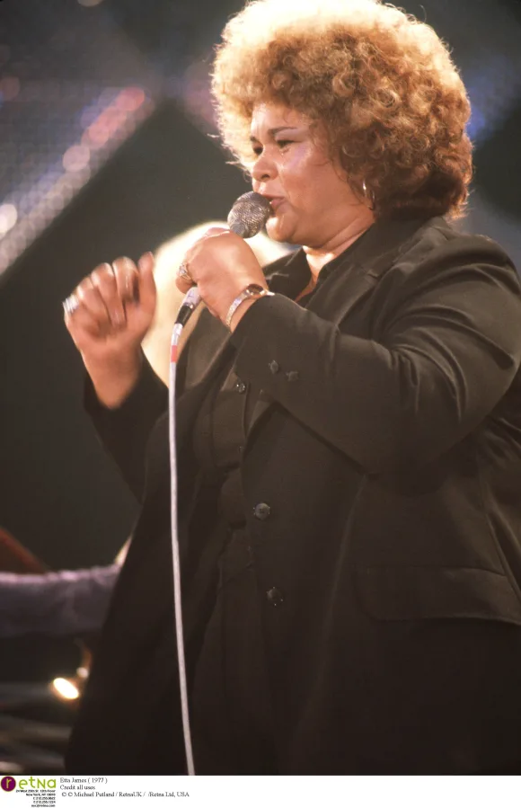 James_Et_MP3 Etta James ( 1977 ) Credit all uses, Credit:Michael Putland / Avalon PUBLICATIONxNOTxINxUKxFRAxUSA Copyrigh