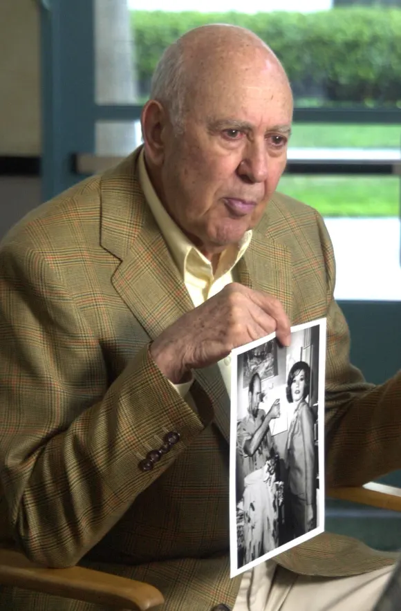 at the second day of the Official TV Land Convention, Burbank Airport Hilton, Burbank, CA 08-17-03 Carl Reiner at the se