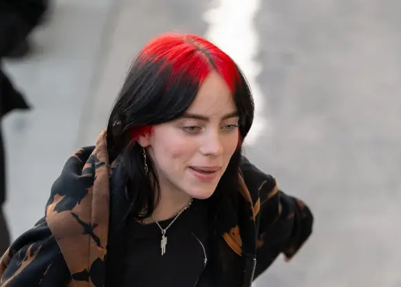 Celebrities at the Jimmy Kimmel Live! studios Featuring: Billie Eilish Where: Los Angeles, California, United States Whe