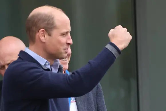 . 12/10/2023. Bisham , United Kingdom. Prince William and Kate Middleton, the Prince and Princess of Wales, leaving a me