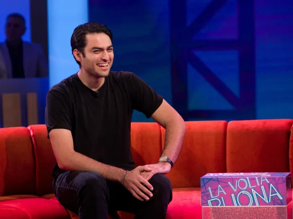 Rome, Matteo Bocelli guest on the show La volta nuova Rome, Rai ex Teulada studios, TV broadcast La volta nuova . In the