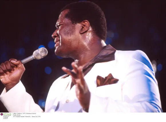 Vandross_MP3 Luther Vandross ( 1977 ) Montreux Festival Credit all uses Retna/Photoshot., Credit:Michael Putland / Avalo