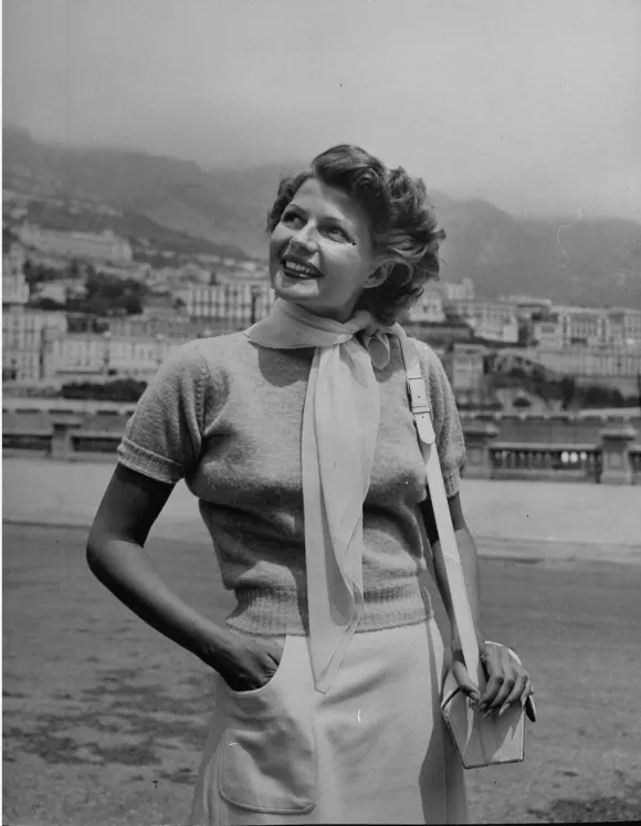 Actress  Rita  Hayworth  outside  casino.Tony  Linck/The  LIFE  Picture  CollectionSpecial  Inst