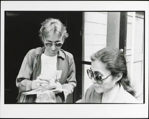 UNITED  STATES  -  circa  1978:  John  Lennon  and  Yoko  Ono.DMI/The  LIFE  Picture  Collection