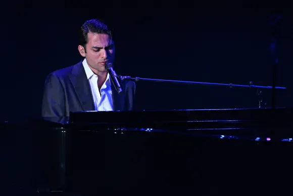 FORT LAUDERDALE, FL - NOVEMBER 22: Matteo Bocelli performs during opening night of his A Night With Matteo World Tour at