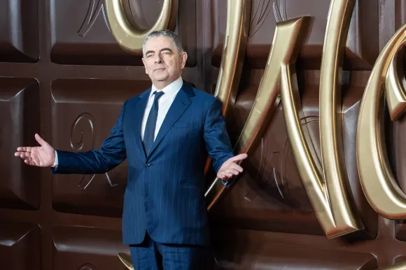 November 28, 2023, London, United Kingdom: Rowan Atkinson attends the Wonka World Premiere at The Royal Festival Hall. W