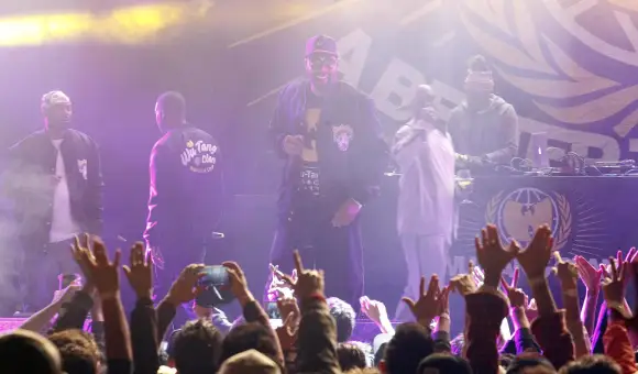 E17031623.JPG CIUDAD DE MEXICO Brand/Marca-Celebracion.- La banda estadounidense de rap, Wu-Tang Clan, se presenta en la