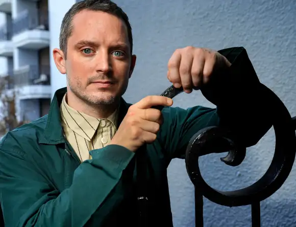Entertainment: Elijah Wood, Aug 26, 2021; West Hollywood, CA, USA; Portrait of actor Elijah Wood who stars in the film N