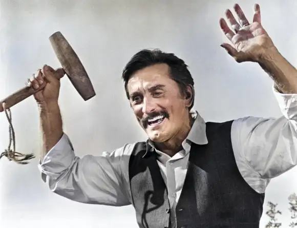 April 25, 2023, USA: Kirk Douglas, on-set of the film, The Brotherhood , Paramount Pictures, 1968 USA - ZUMAg145 2023042