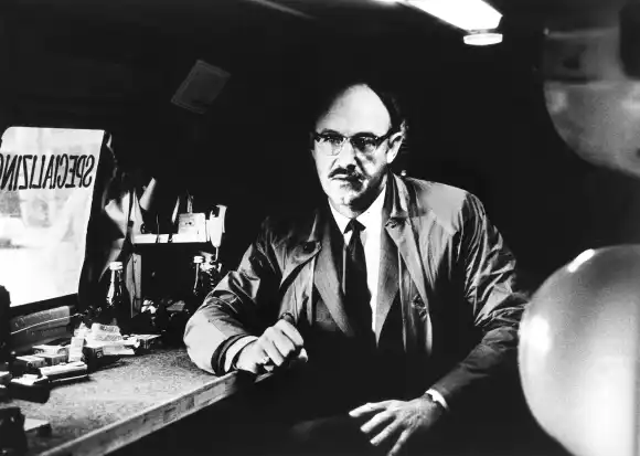 13 avril 2023, USA : Gene Hackman, sur le plateau de tournage du film, The Conversation , Paramount Pictures, 1974 USA - ZUMAg145 202304