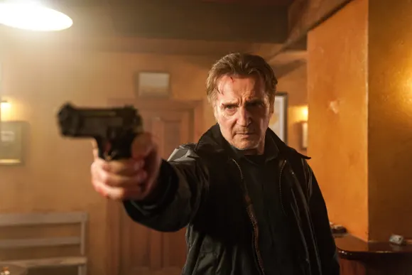 Liam Neeson Ireland. Liam Neeson in the (C)Netflix film : In the Land of Saints and Sinners (2023). Plot: In a remote Ir