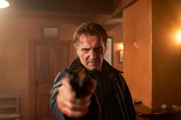 Liam Neeson Ireland. Liam Neeson in the (C)Netflix film : In the Land of Saints and Sinners (2023). Plot: In a remote Ir