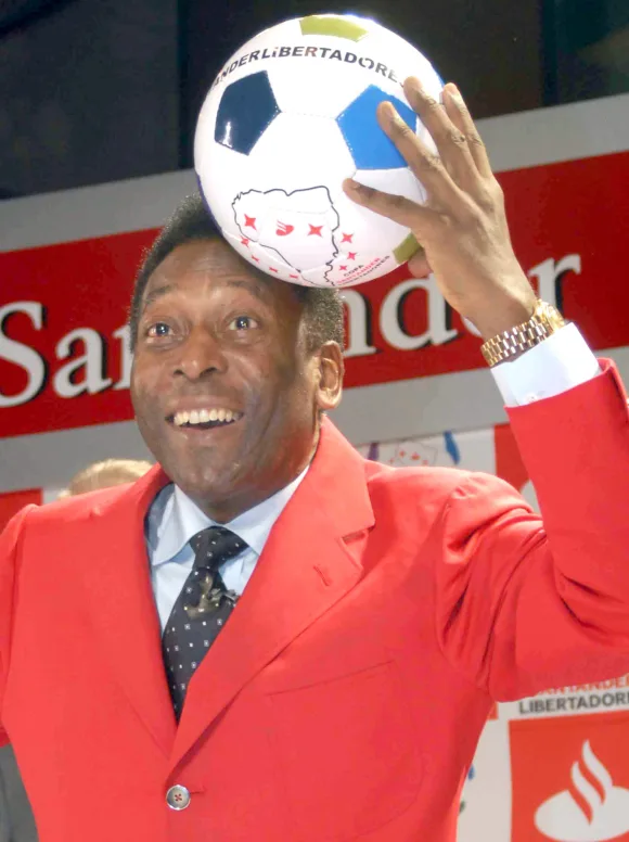 MDF80409051. Brazilian former soccer player Edson Arantes do Nascimento, Pelé, recommended his national Luiz Felipe Scol