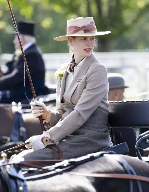 . 05/05/2024. Windsor, United Kingdom. Lady Louise Windsor takes part in the British Driving Society event on day five o