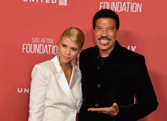 Lionel Richie & Sofia Richie at the SAG-AFTRA Foundation's Patron of the Artists Awards at the Wallis Annenberg Center f