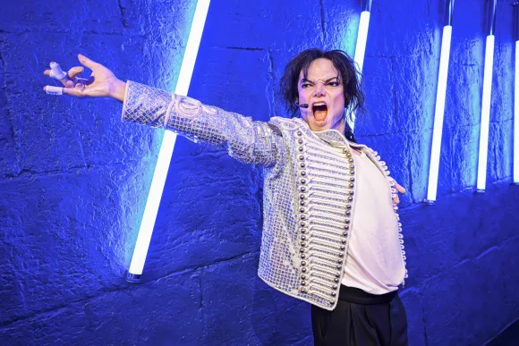 Wax Statues At Musee Grevin - Paris Michael Jackson wax statue at the Musee Grevin in Paris, France on June 18, 2024. Ph