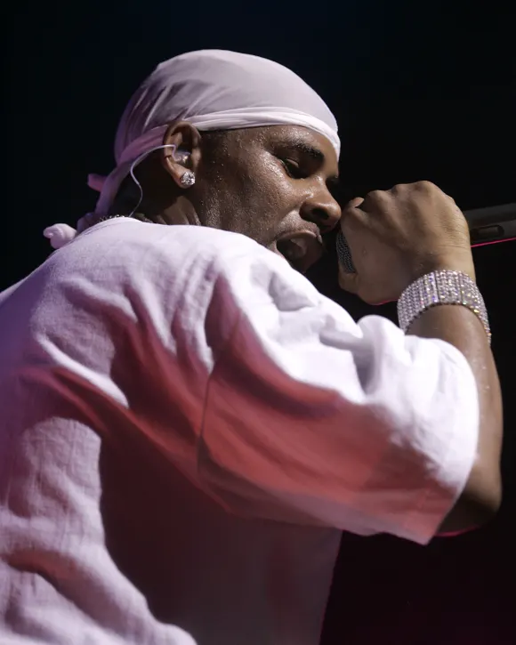 R. Kelly Performs in Concert, R. Kelly performs in concert at the James L. Knight Center in Miami, Florida on March 23,