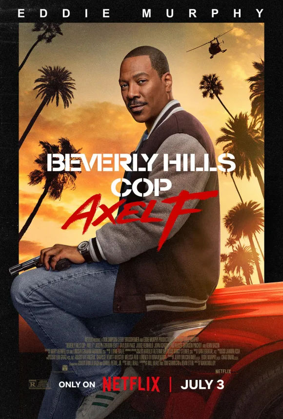 RELEASE DATE: July 3, 2024. TITLE: Beverly Hills Cop: Axel F. STUDIO: . DIRECTOR: Mark Molloy. PLOT: Axel Foley returns