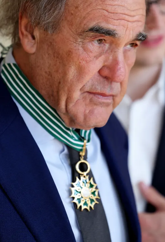 Semi Exclusive Oliver Stone was elevated to the rank of Commander of the Order of Arts and Letters by Culture Minister R