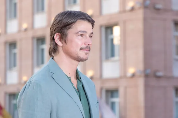Italy: Red Carpet with Josh Hartnett in Rome American actor Josh Hartnett attends the red carpet of the film Trap at the