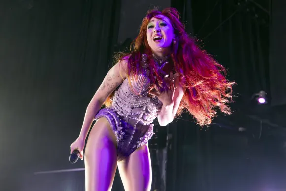 Chappell Roan performs at Manchester Academy Chappell Roan performs at Manchester Academy, Manchester, England, 13th Sep