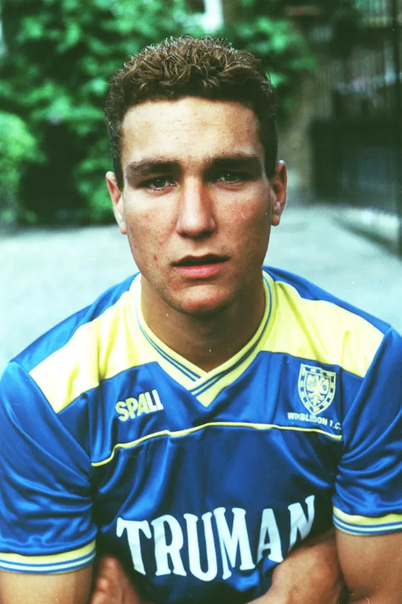 VINNIE JONES Wimbledon FC COMPULSORY CREDIT: UPPA/Photoshot Photo CGL 246581 05.08.1987 VINNIE JONES Wimbledon FC COMPUL