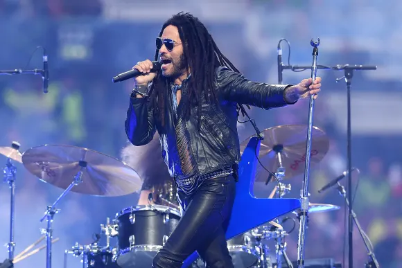 Fußball Champions League Finale Borussia Dortmund - Real Madrid am 01.06.2024 im Wembley-Stadion in London Lenny Kravitz