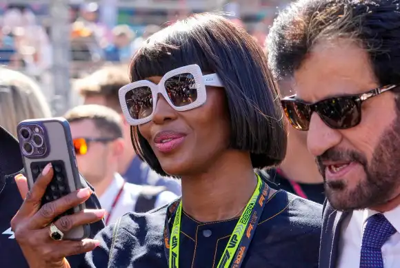 Azerbaijan Motor Formula 1 Grand Prix 8766758 15.09.2024 Model Naomi Campbell attends a race of the 2024 Formula 1 Azerb