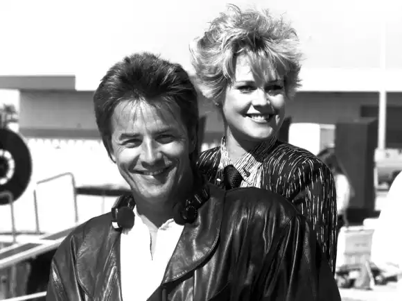Don Johnson and Melanie Griffith in 1987