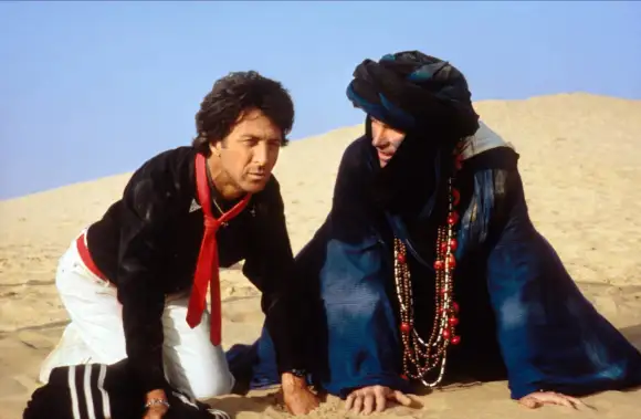 Dustin Hoffman and Warren Beatty in 'Ishtar'