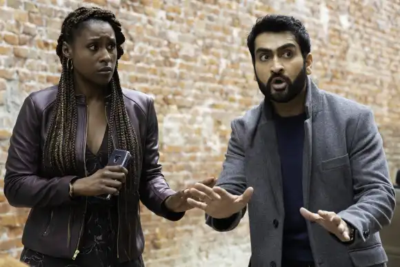 Issa Rae and Kumail Nanjiani in 'The Lovebirds'